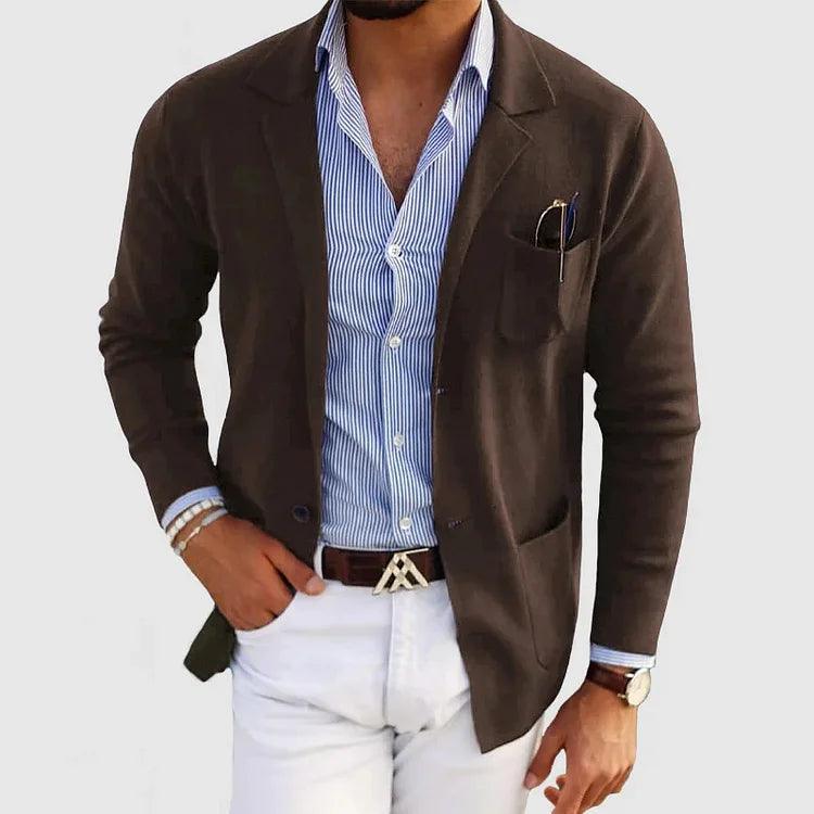 Noah – Elegante Blazer con Bolsillos para Hombres