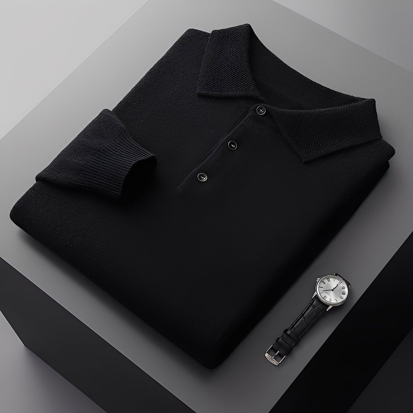 Romilly - Polo Elegante de Cachemira para Hombres