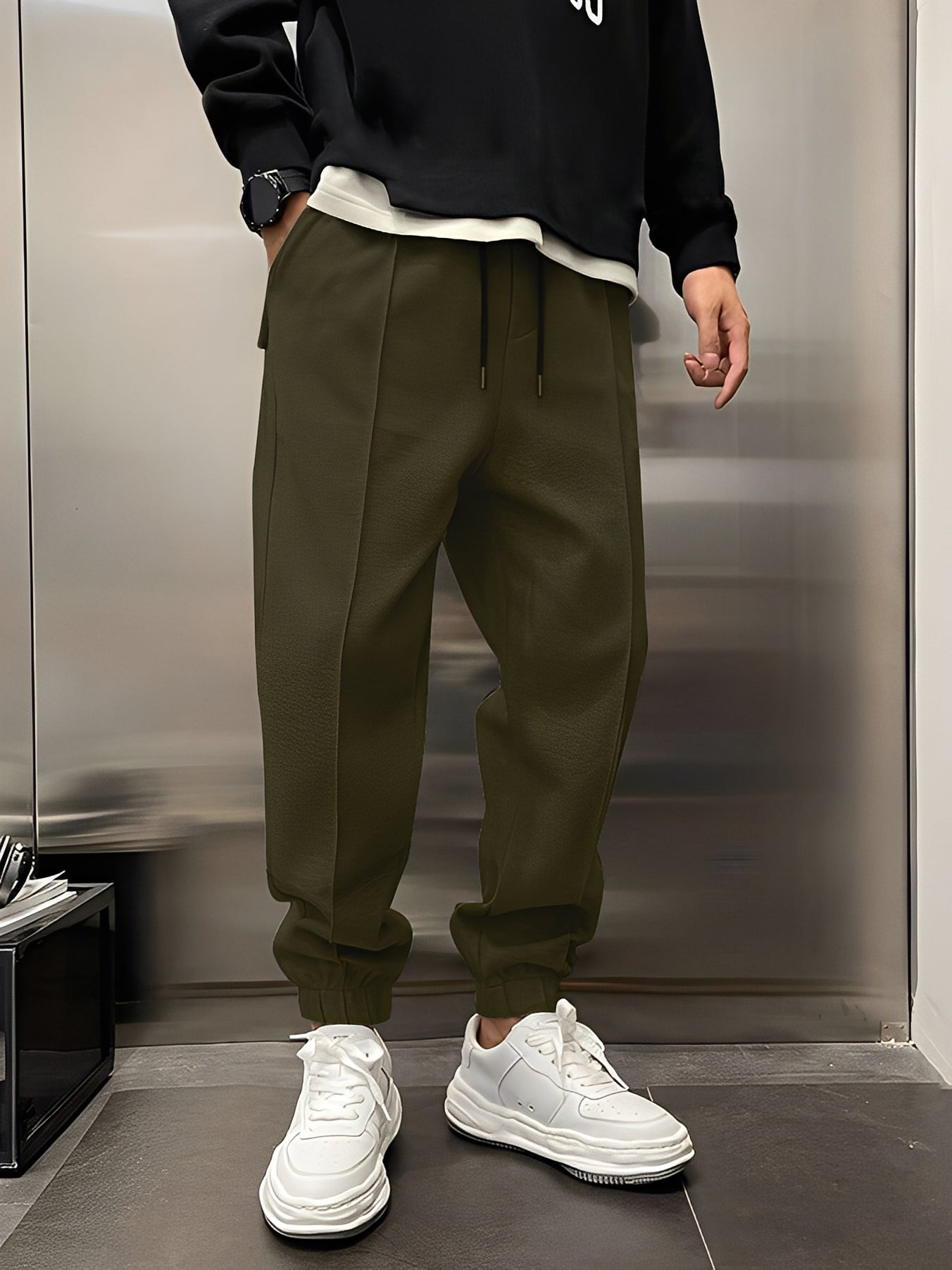 Wallace - Pantalones sueltos informales para hombres