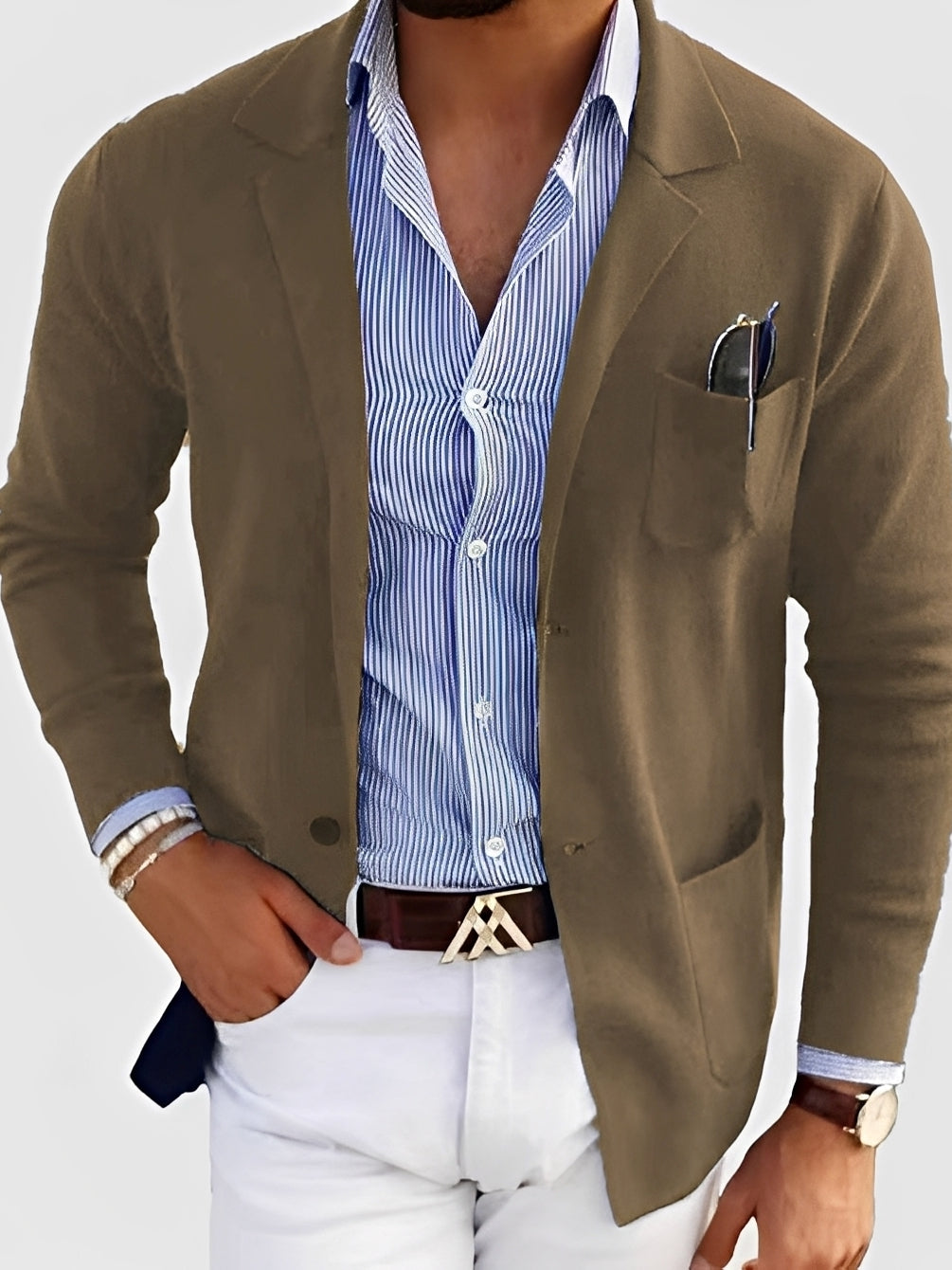 Jordan - Blazer Elegante con Bolsillos para Hombre