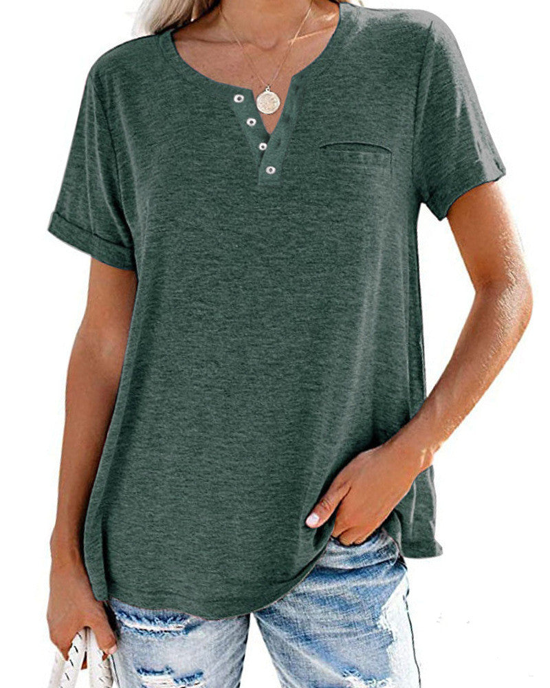 Élodie – Blusa de Mujer con Manga Corta