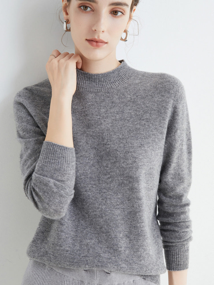 Rhoda - Suéter básico de cashmere para mujeres