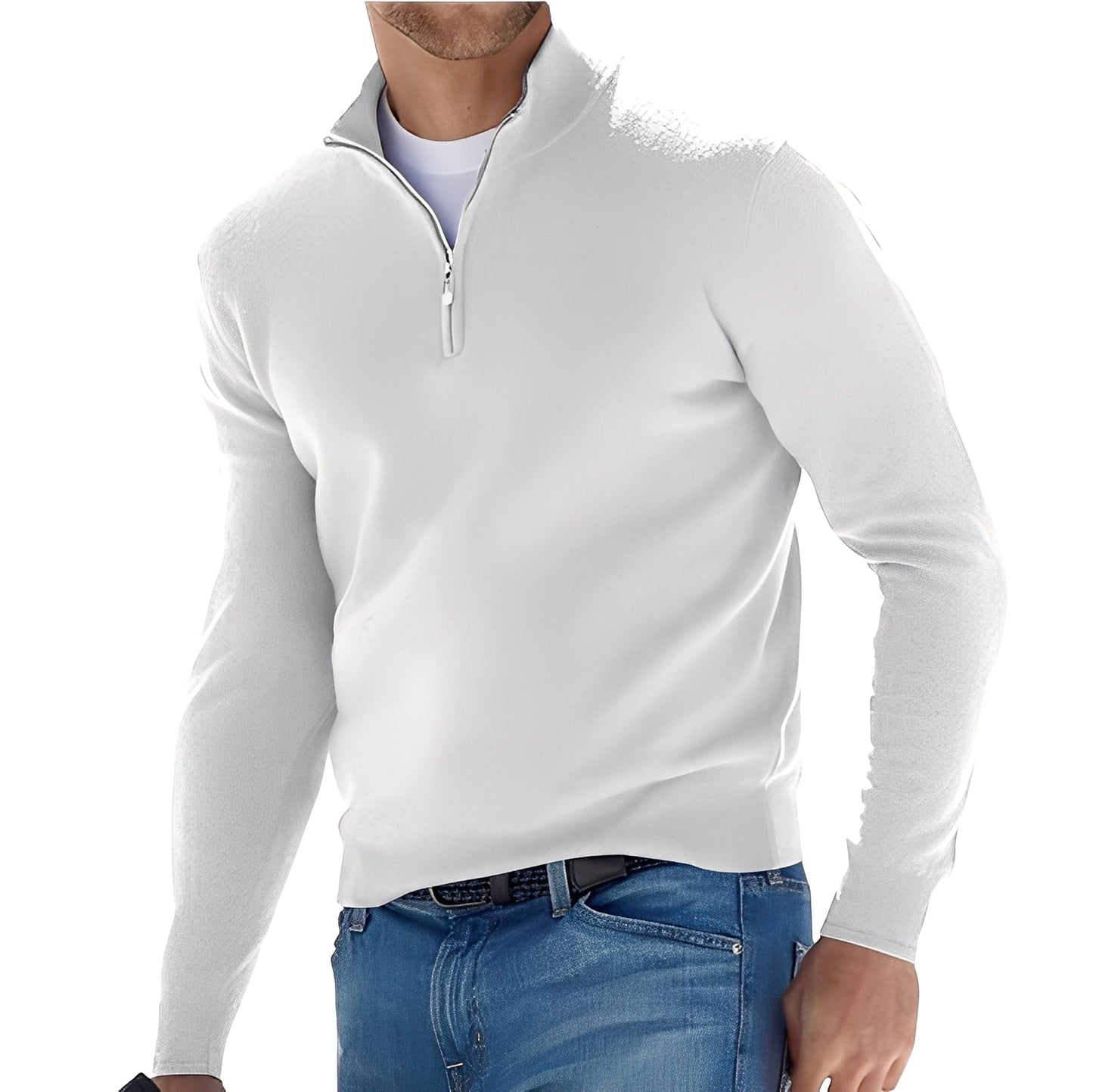 Kennith - Chaqueta informal con cremallera para hombres