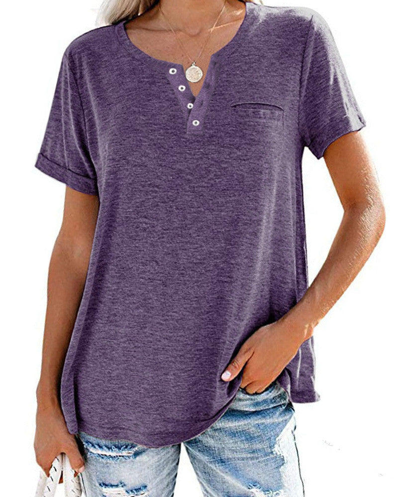 Élodie – Blusa de Mujer con Manga Corta