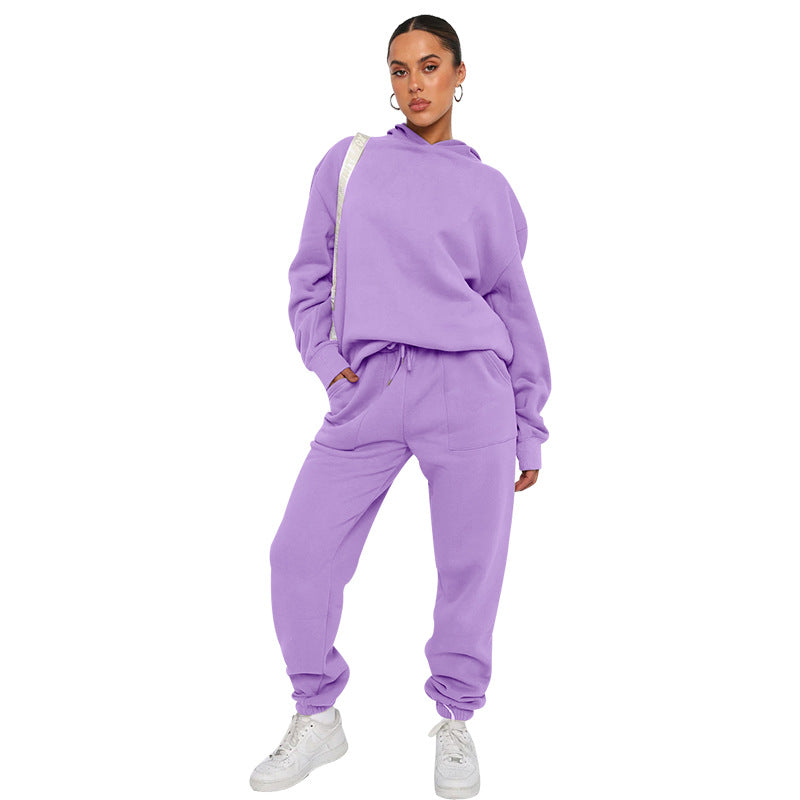 Minerva - Conjunto casual de sudadera con capucha para mujeres