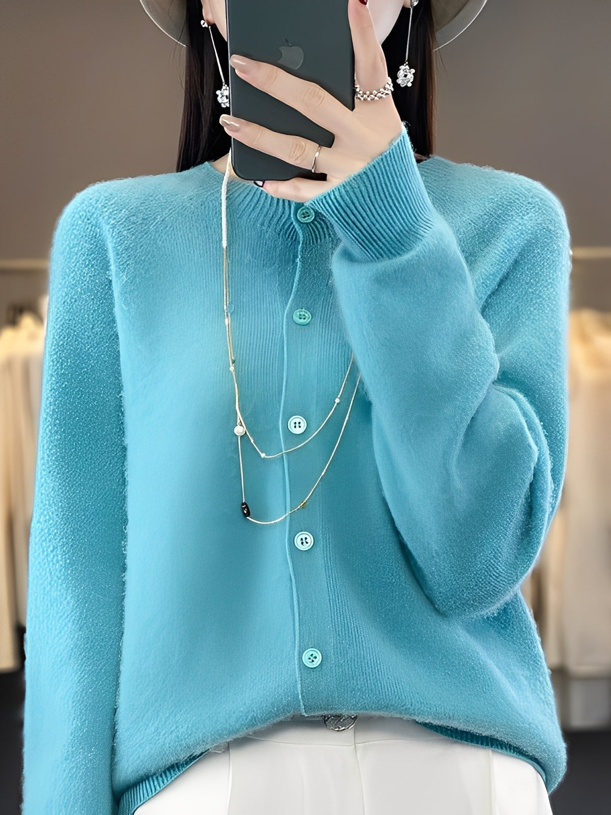 Arabella - Suéter de lana holgado y casual para mujer
