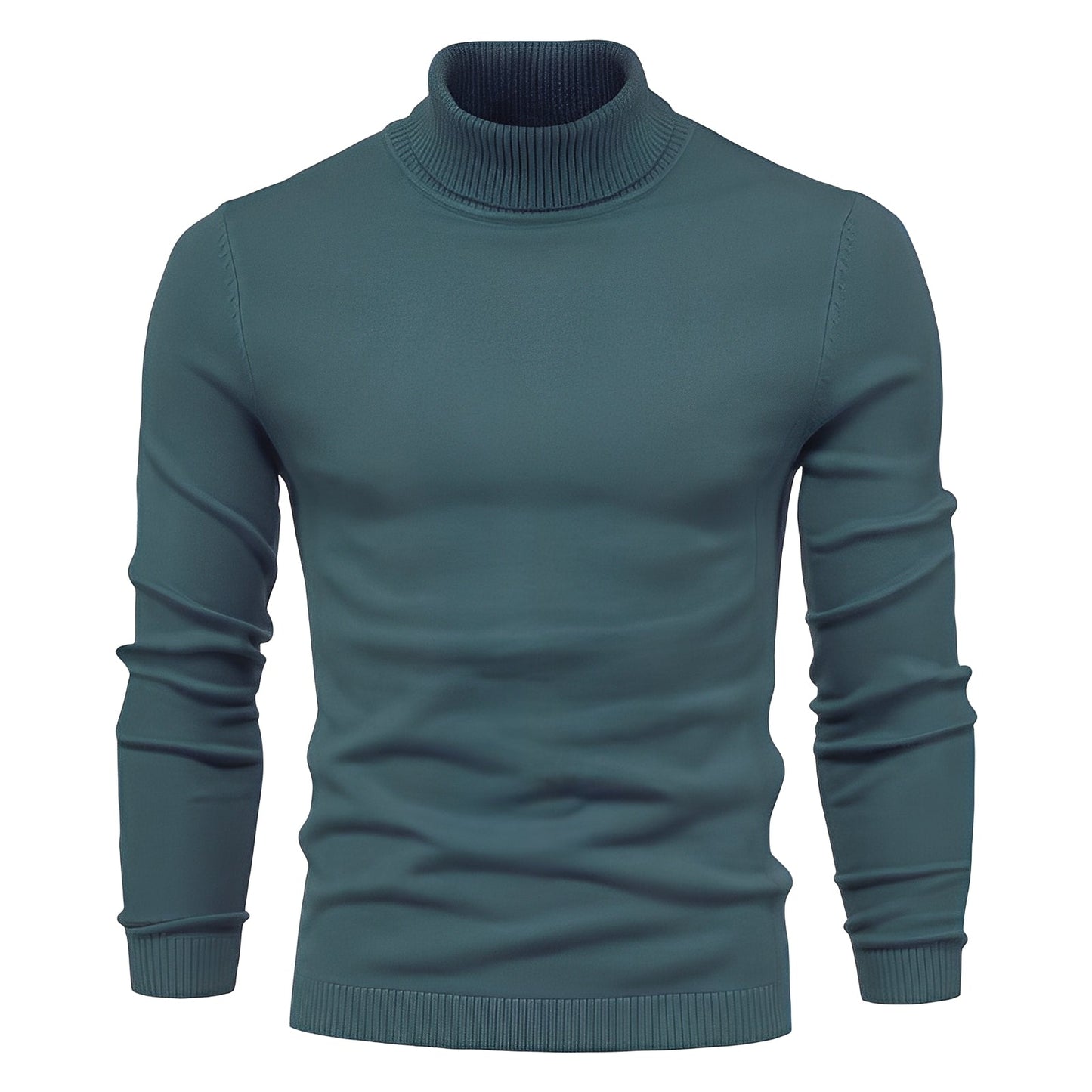 Garnett - Jersey de Cuello Alto Informal para Hombres