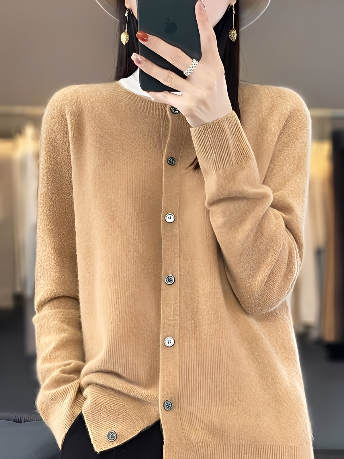 Arabella - Suéter de lana holgado y casual para mujer