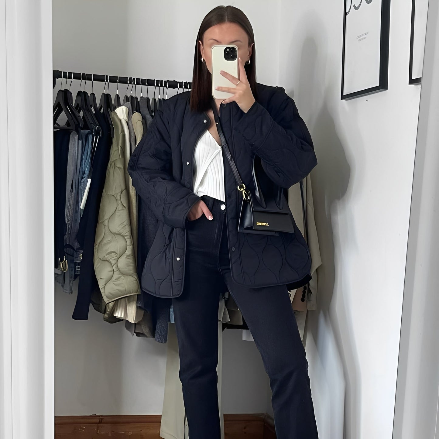 Ariella - Abrigo elegante de un botón con corte amplio para mujer