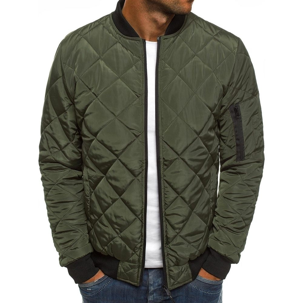 Romilly - Chaqueta ligera estilo bomber de algodón para hombres