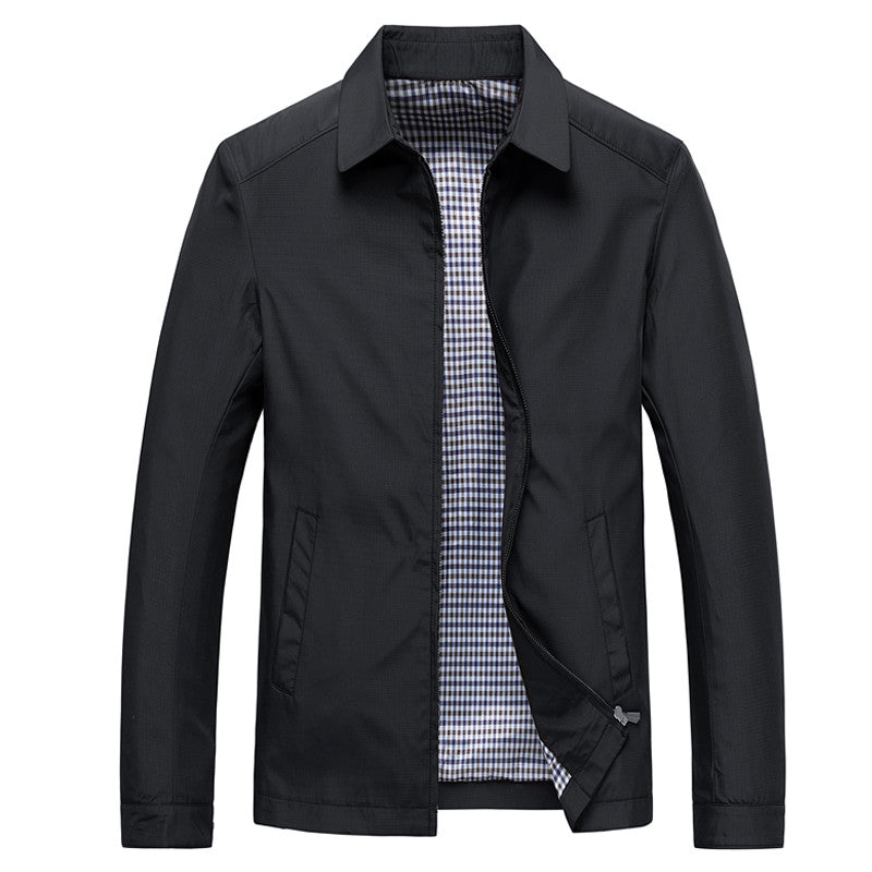 Fredric - Chaqueta informal para hombres, amplia y resistente al viento