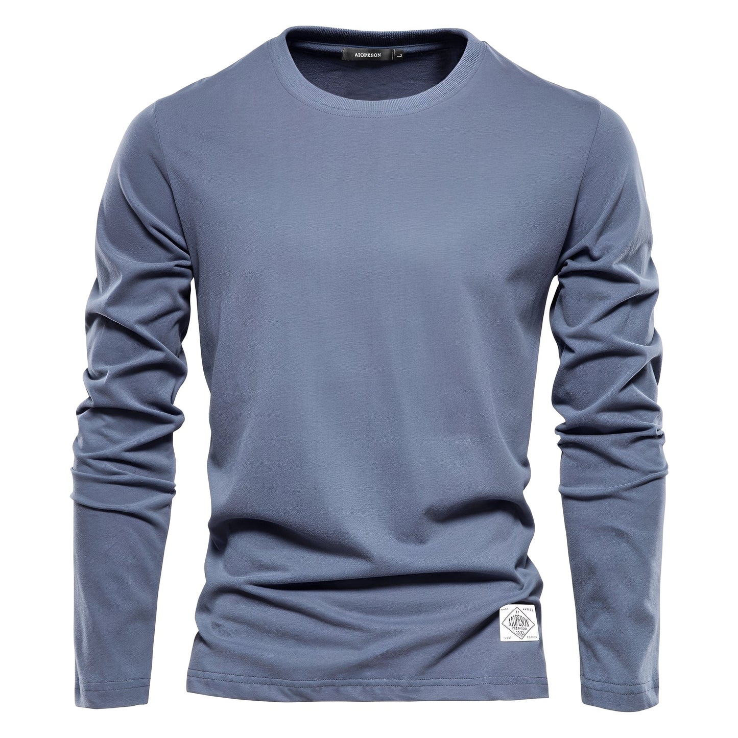Lambert - Camisa de manga larga sencilla y casual para hombres