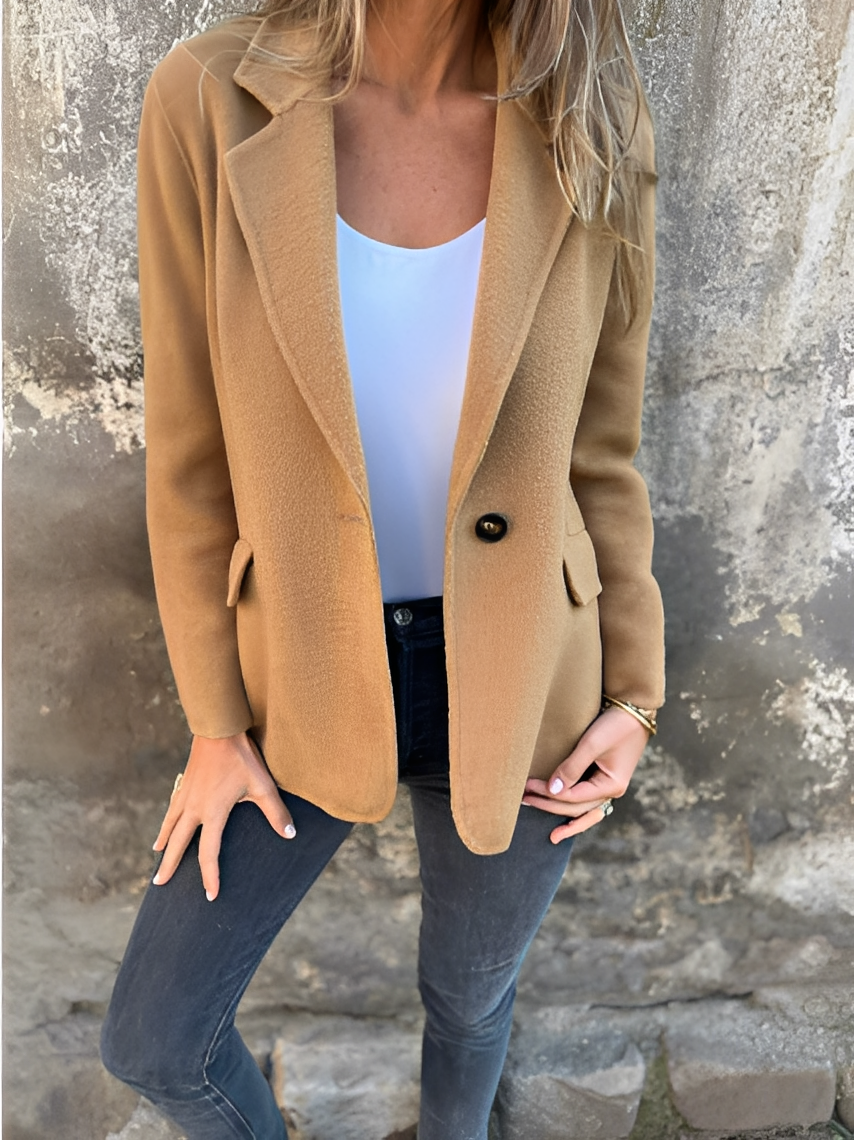 Desiree - Chaqueta de lana moderna para mujer