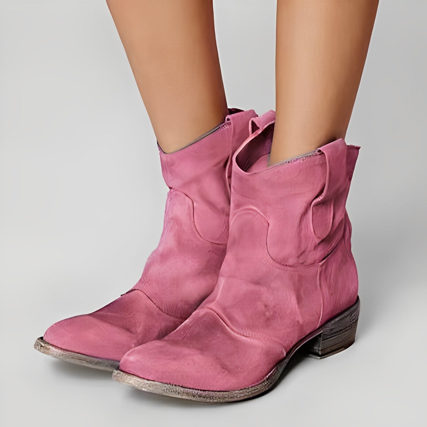 Margaret - Botas de cuero casuales para mujer