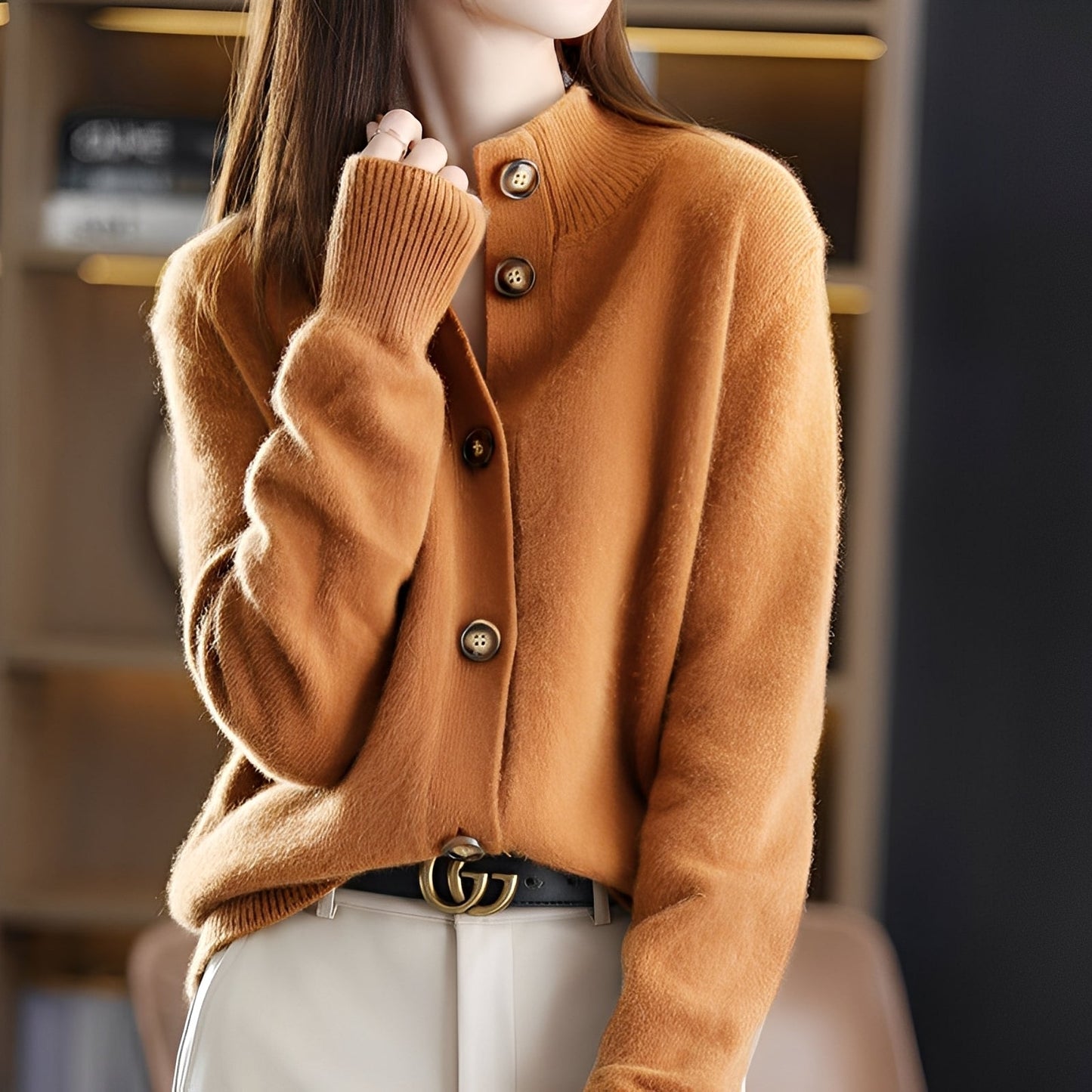 Michelle - Suéter de punto elegante y holgado para mujer
