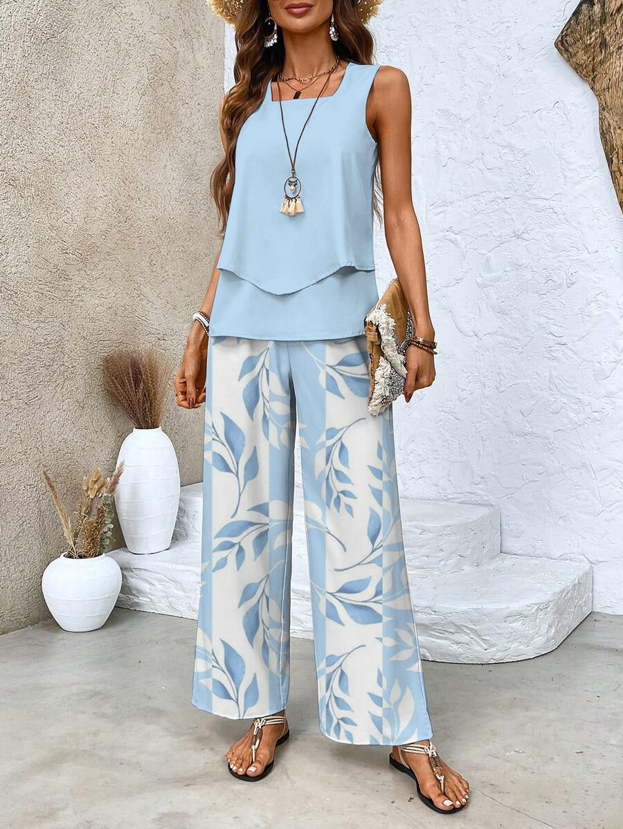 Livia – Conjunto sin mangas con pantalones