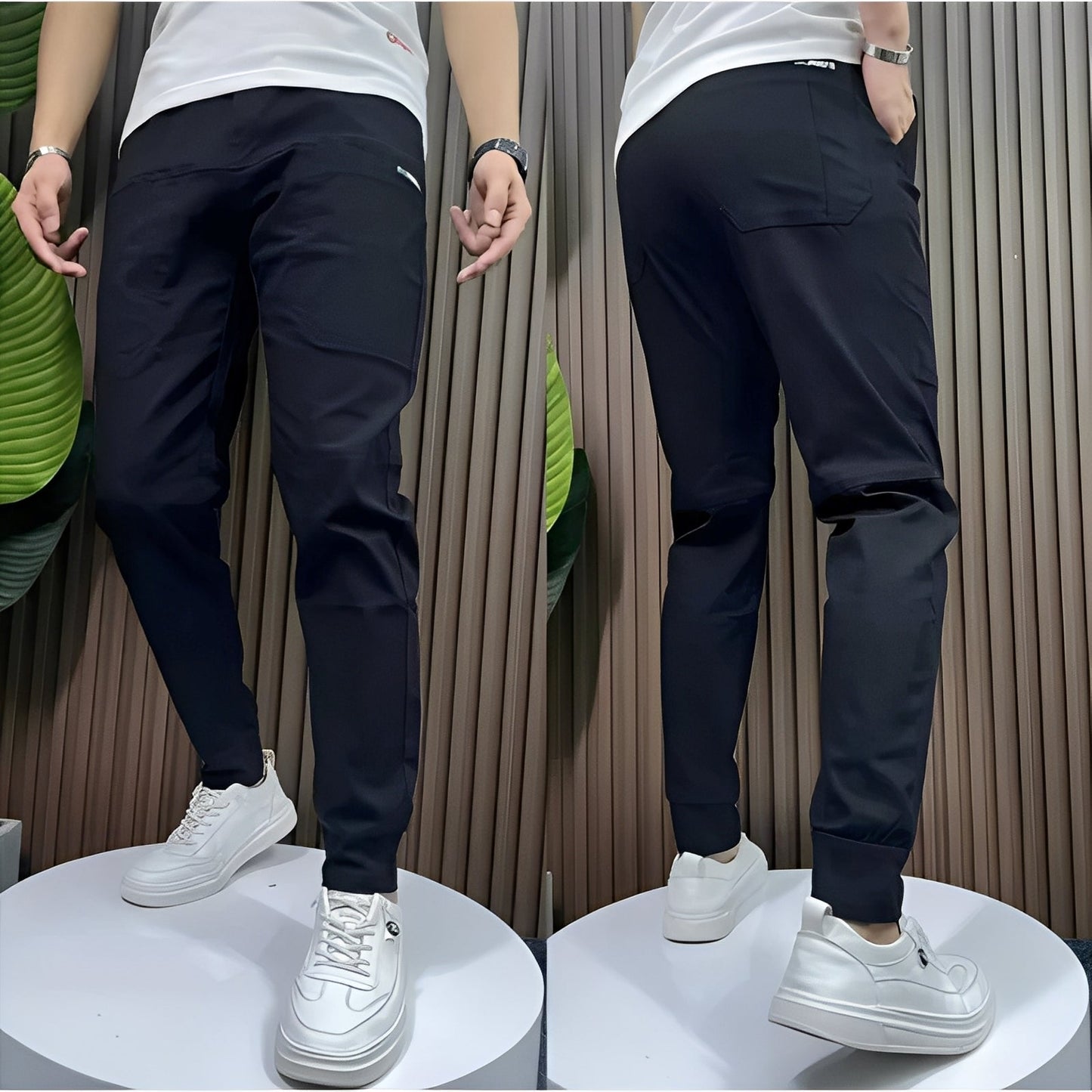 Gauthier - Pantalón cargo elástico para hombre