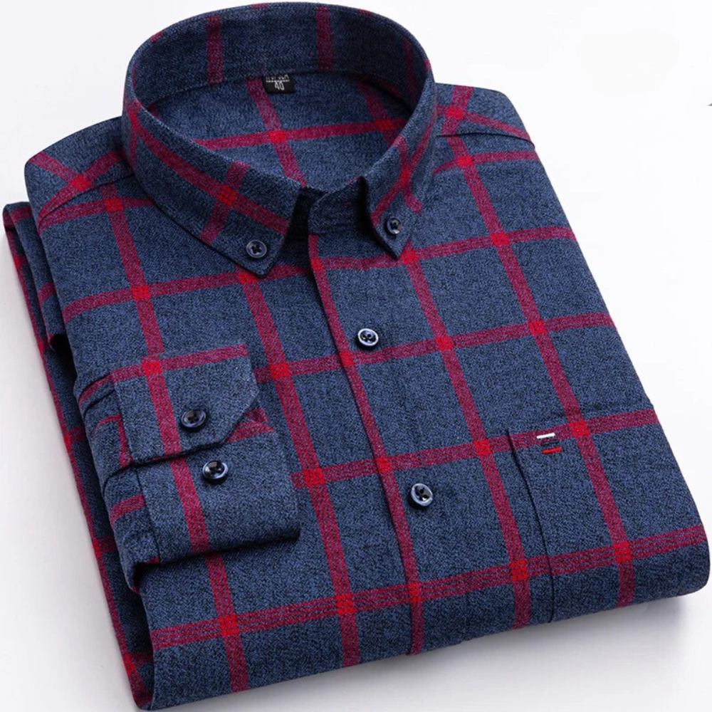 Louis – Camisa de cuadros de algodón
