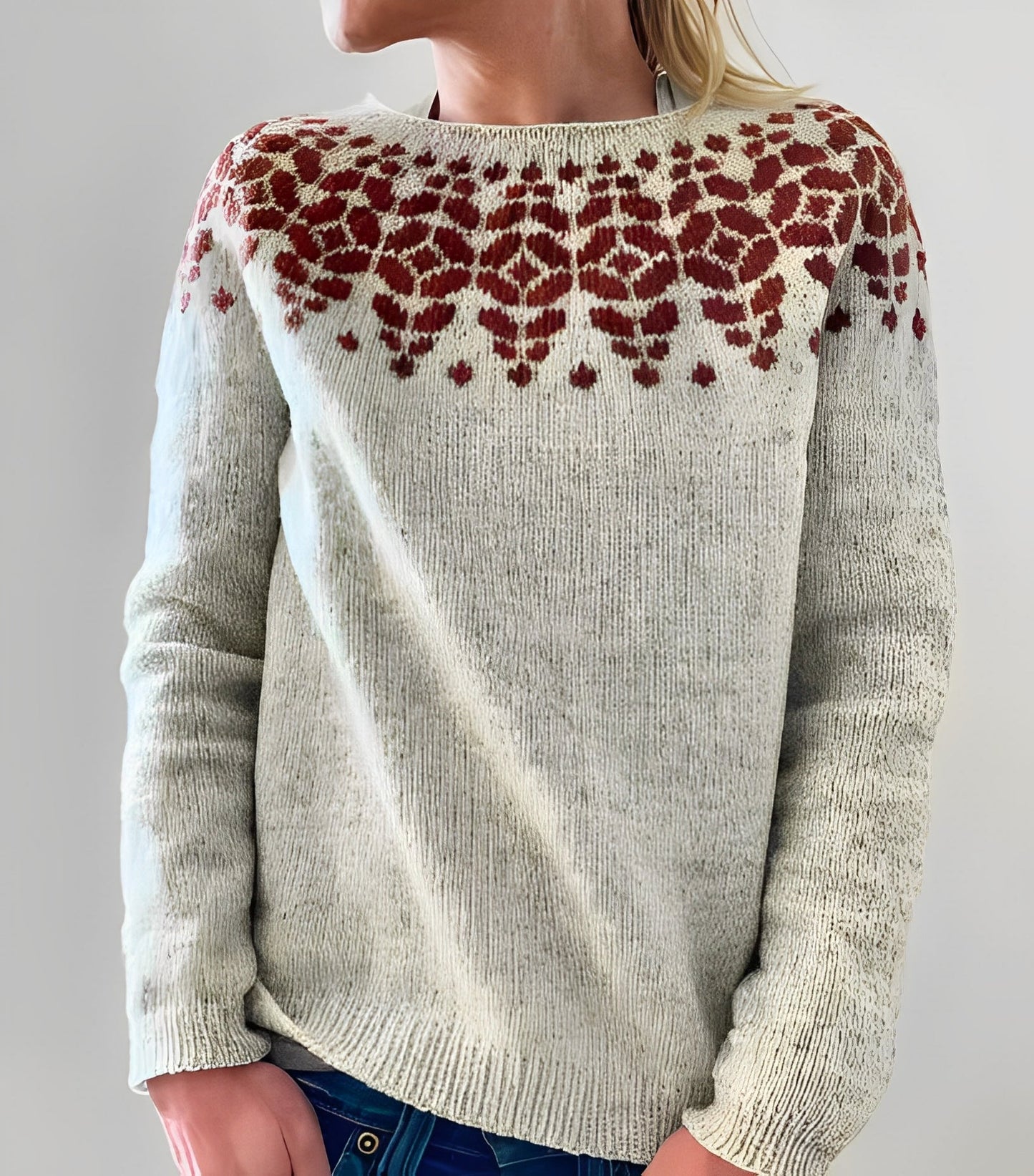 Christiana - Suéter Clásico con Diseño para Mujer