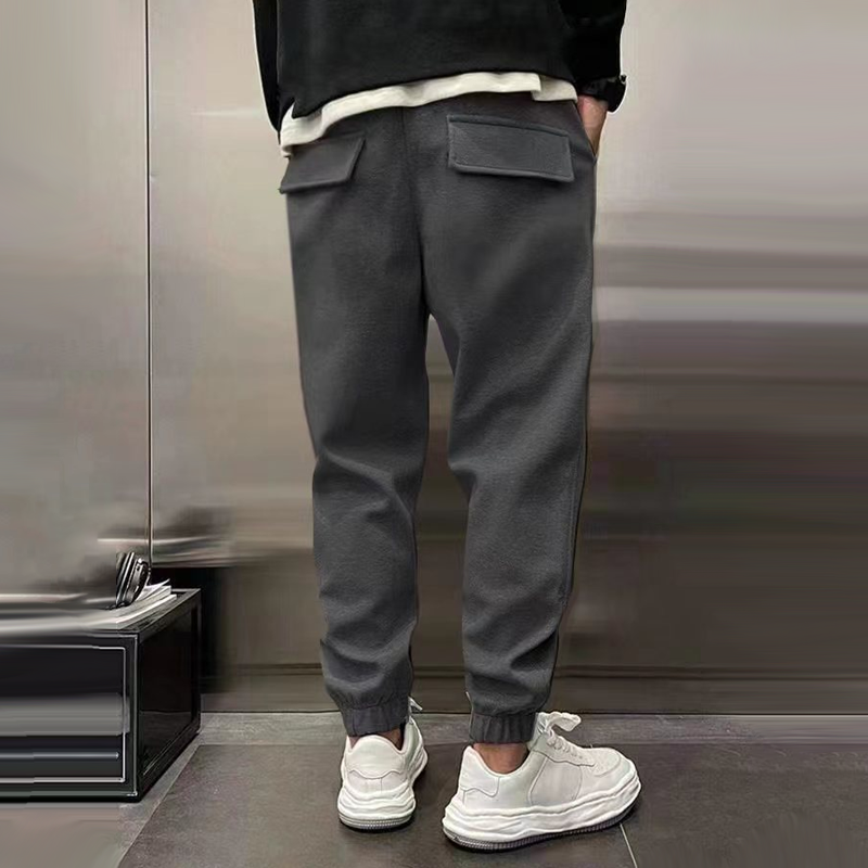 Ceejay – Pantalones cómodos para hombre con cintura flexible