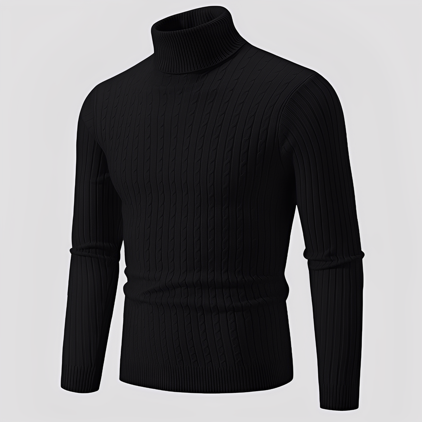 Devin - Suéter Moderno de Cuello Alto para Hombre