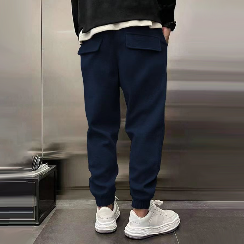 Ceejay – Pantalones cómodos para hombre con cintura flexible