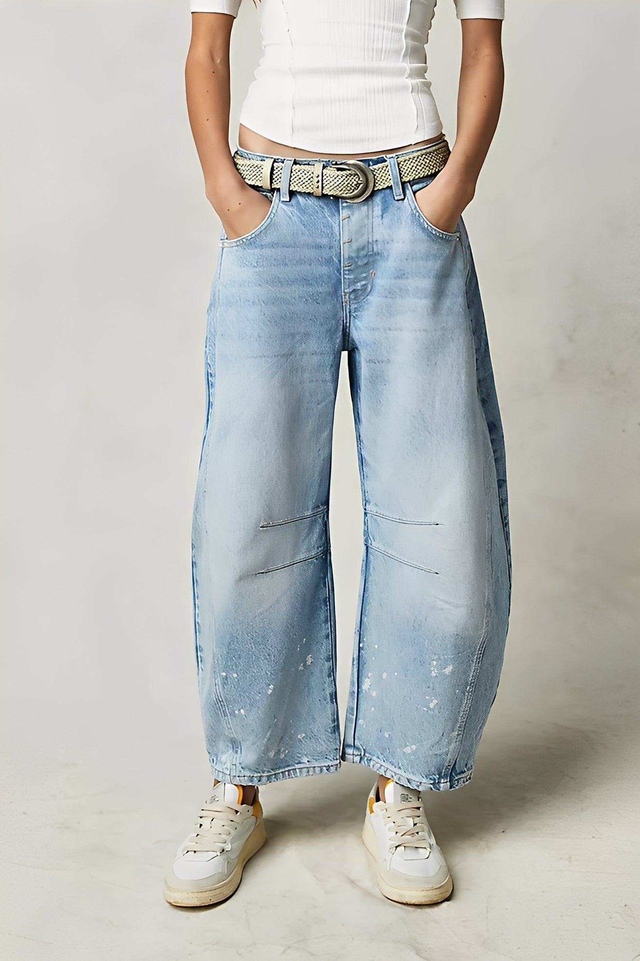 Jocelyn - Jeans anchos y cómodos para mujeres