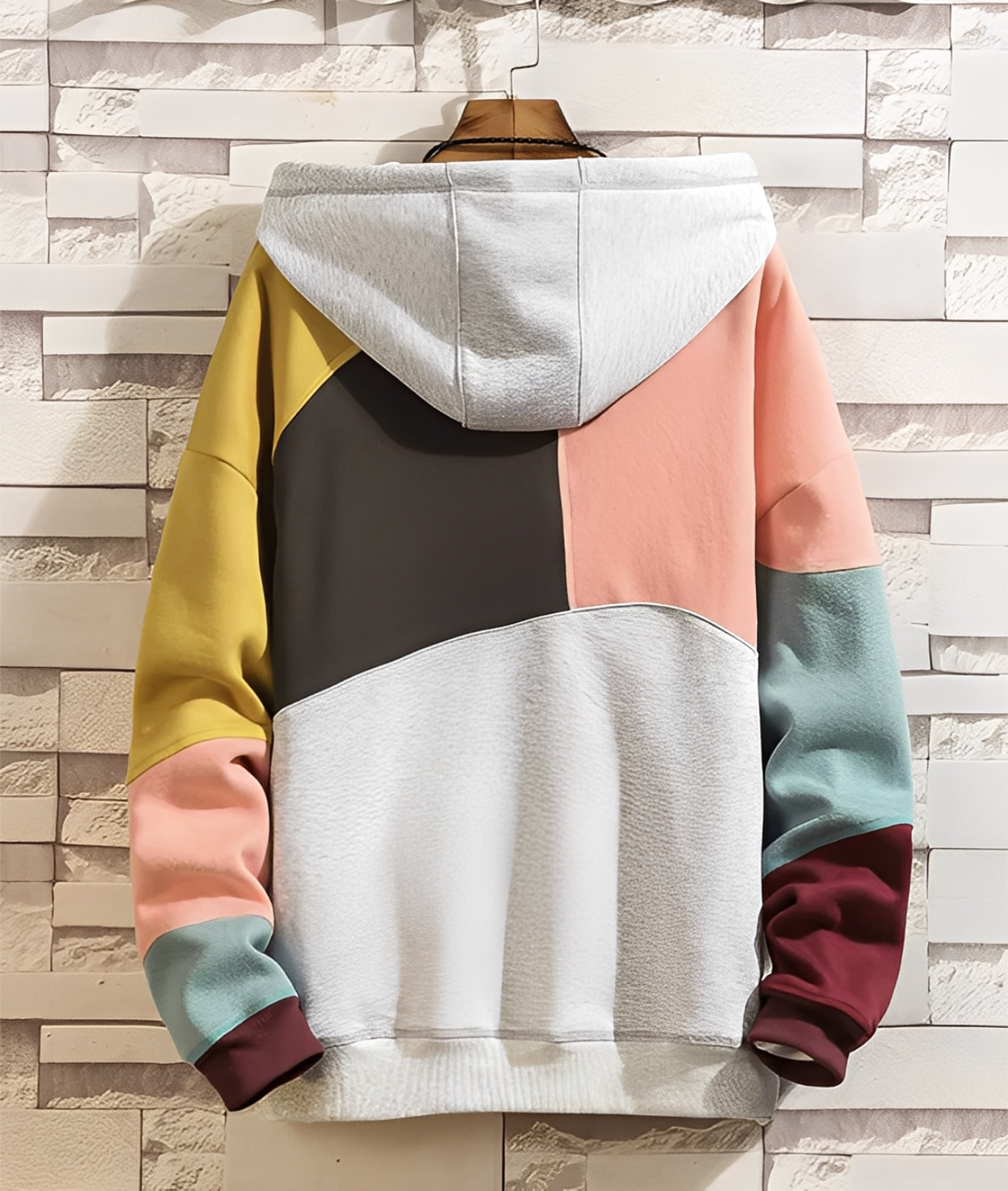 Stephen - Sudadera con capucha amplia y colorida para hombres