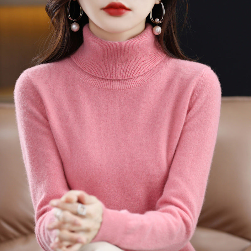 Veronica - Jersey de cuello alto para mujer