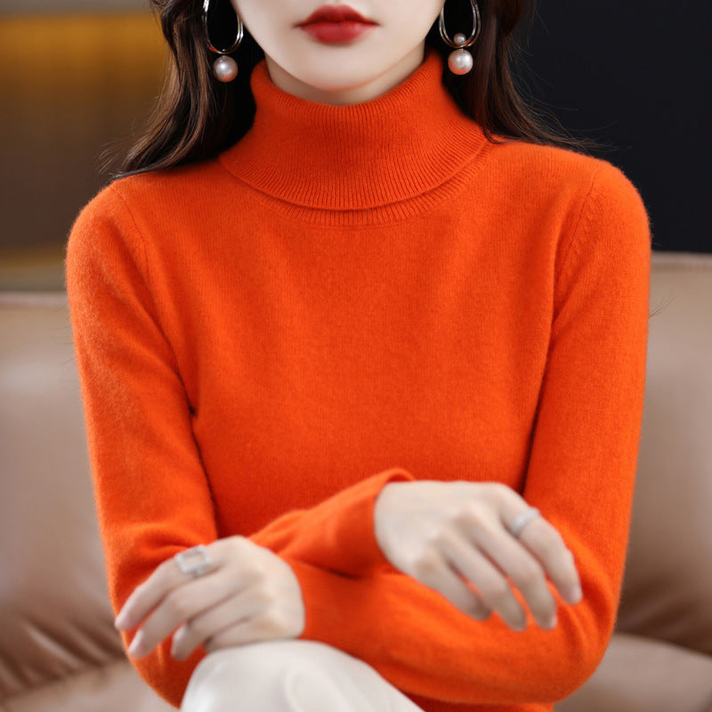 Veronica - Jersey de cuello alto para mujer
