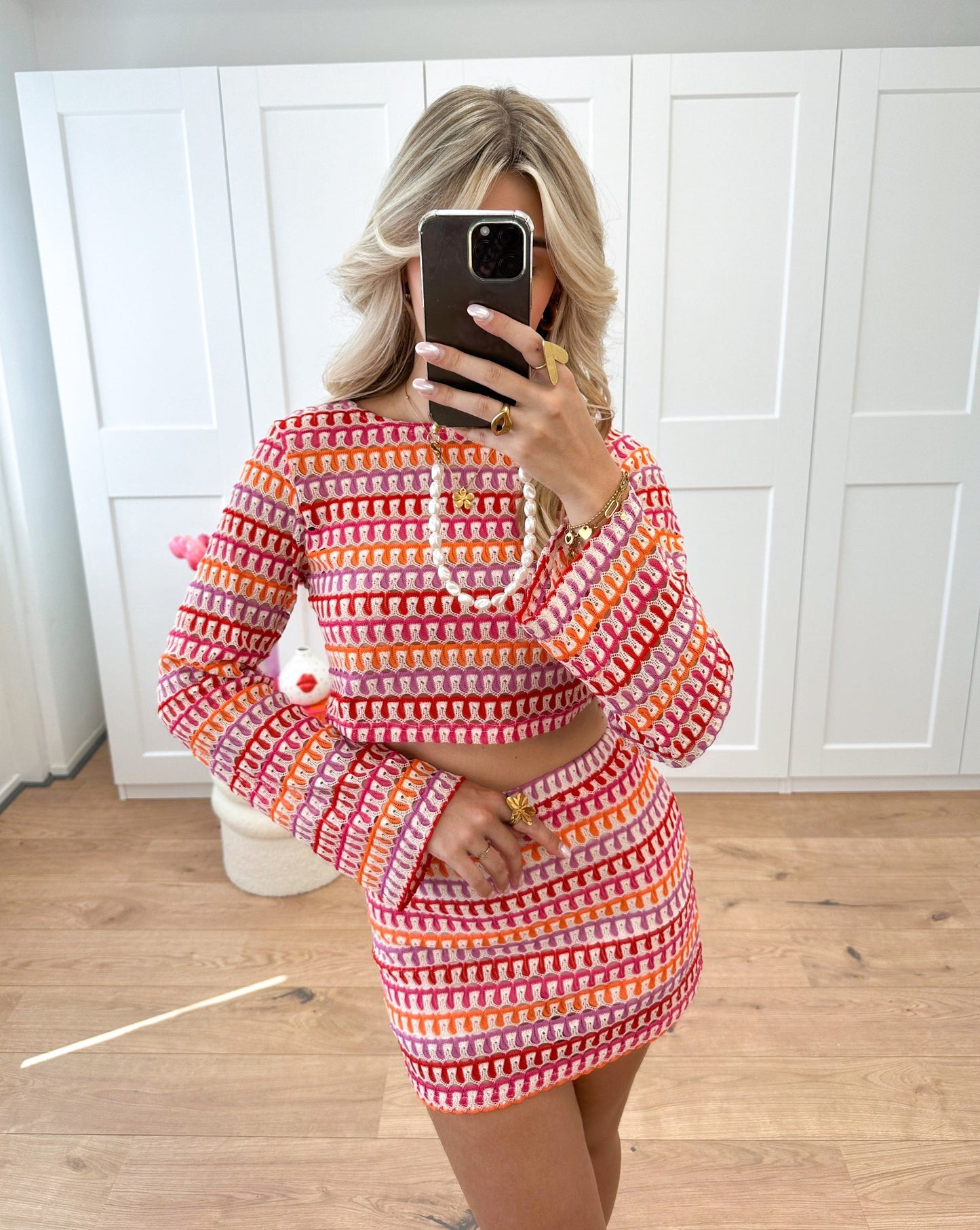 Giada – Conjunto Top Corto y Minifalda