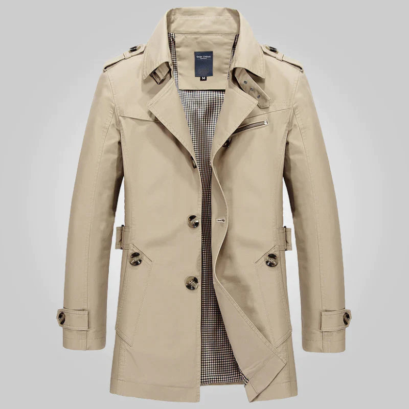 Ambrose – Trench atemporal y elegante