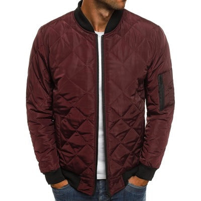 Romilly - Chaqueta ligera estilo bomber de algodón para hombres