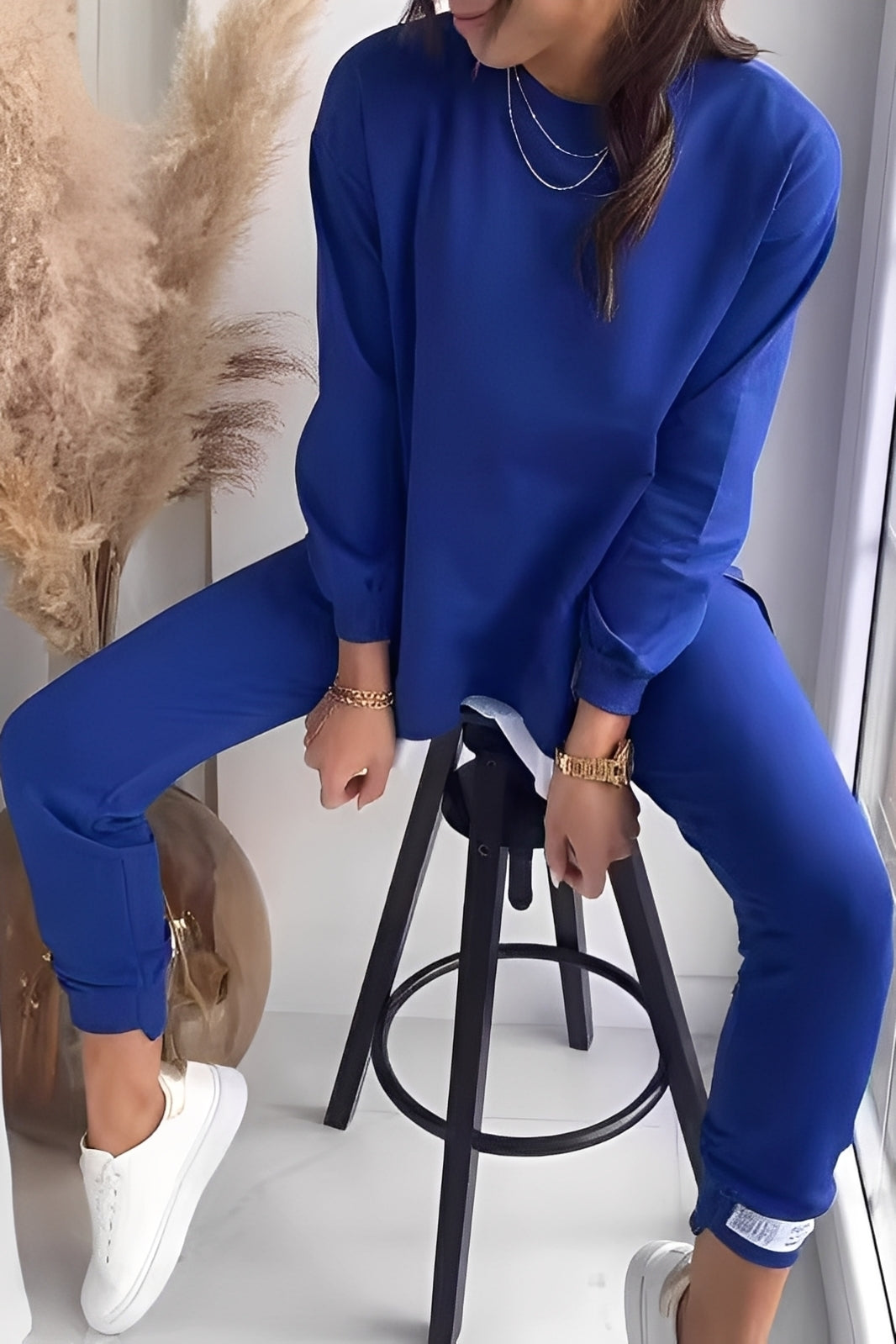 Kristine - Conjunto de sudadera y pantalones casuales para mujeres