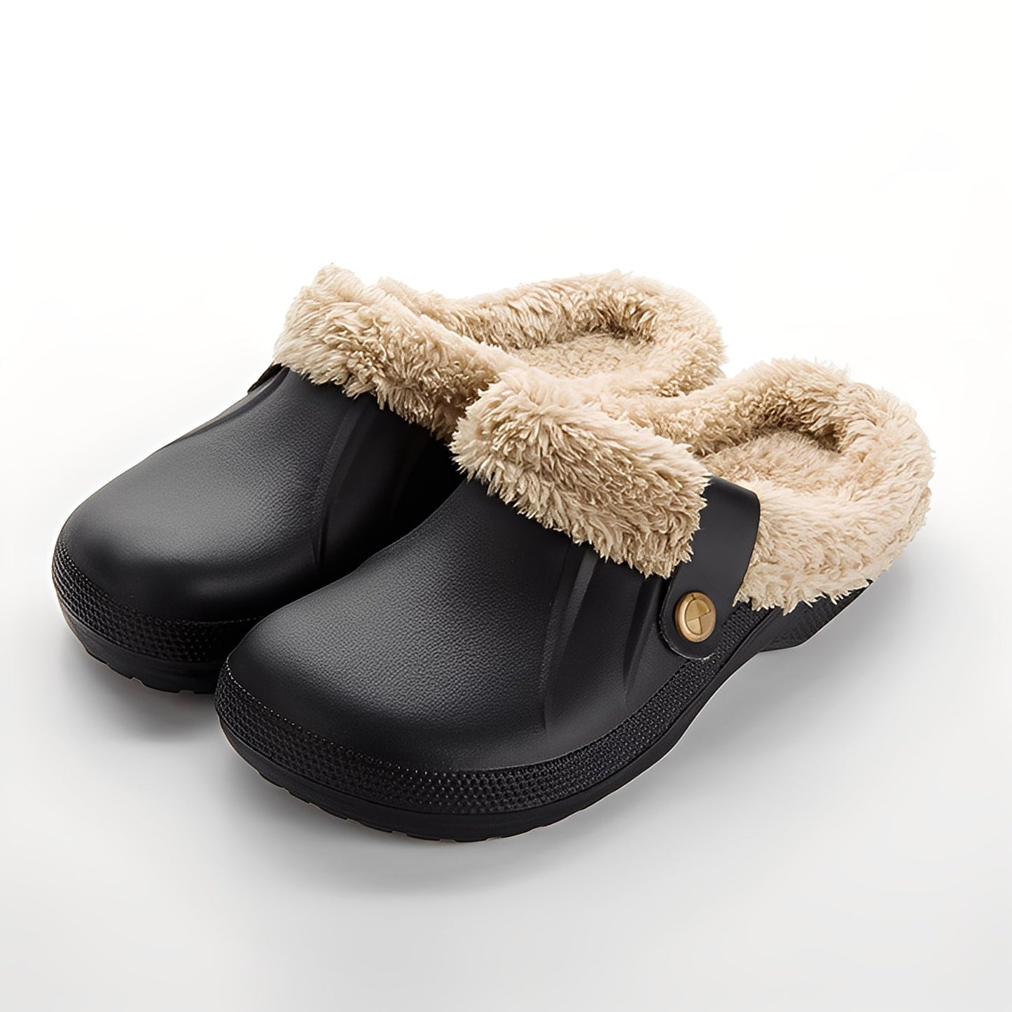 Melba - Zuecos cálidos con interior suave para mujeres