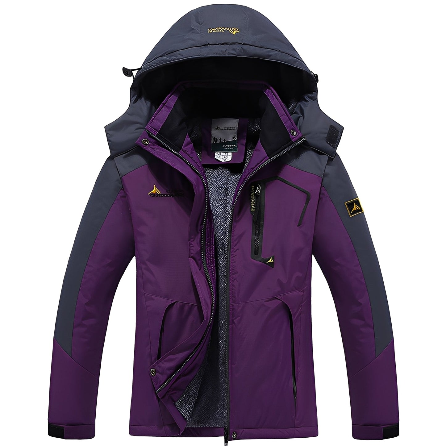 Heather - Elegante abrigo de invierno femenino con forro de felpa