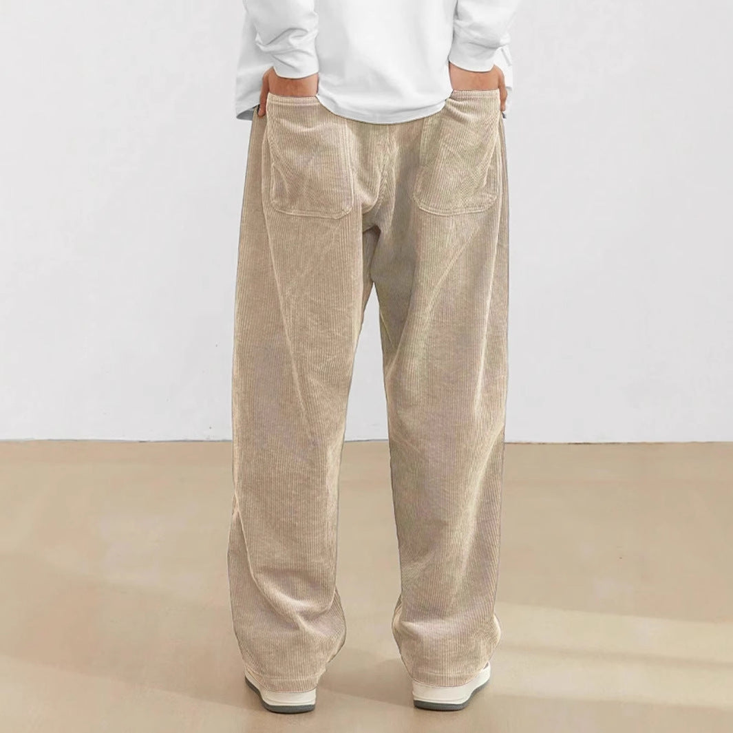 Kenrick - Pantalón de pana recto para hombre