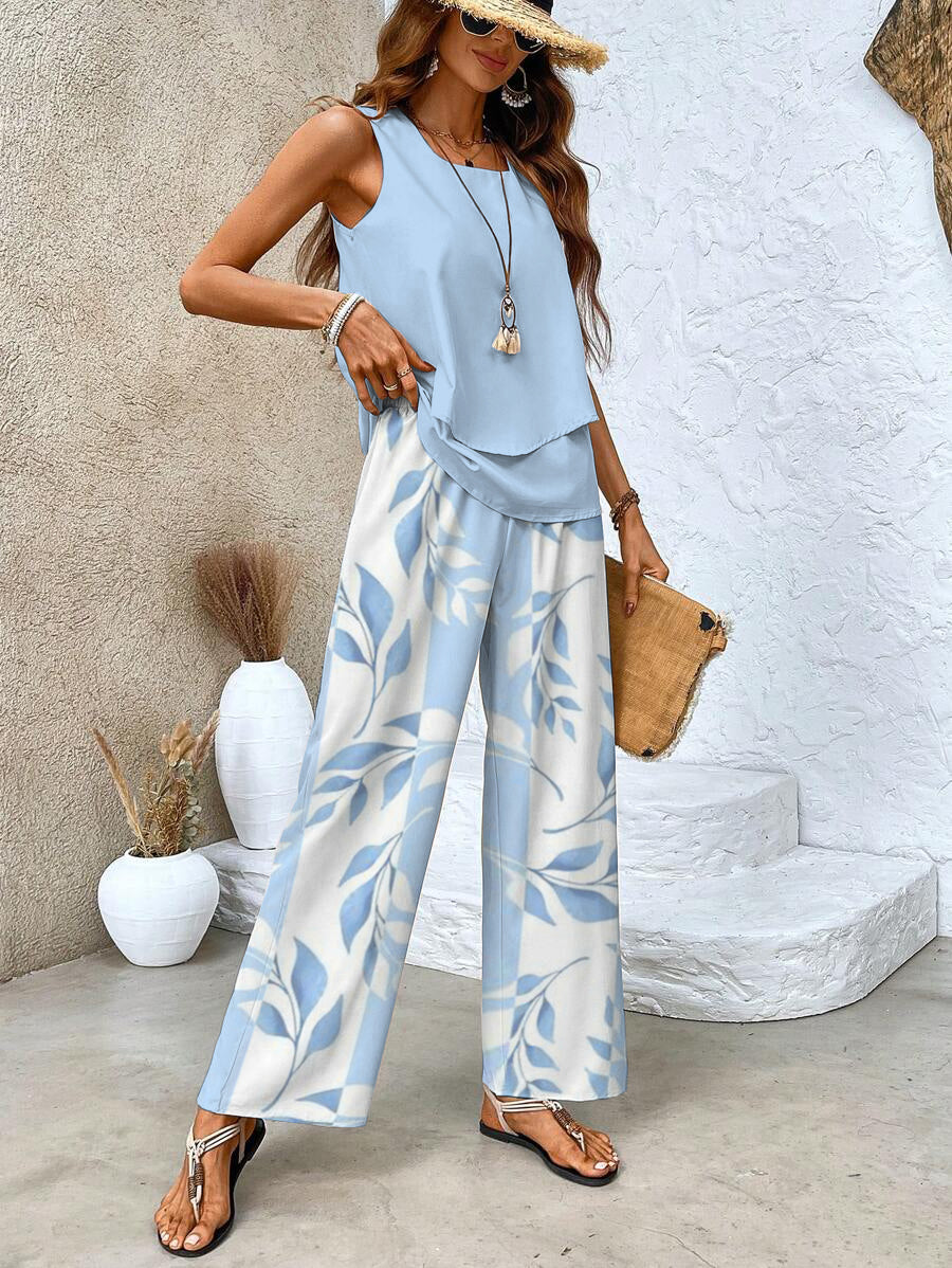 Livia – Conjunto sin mangas con pantalones
