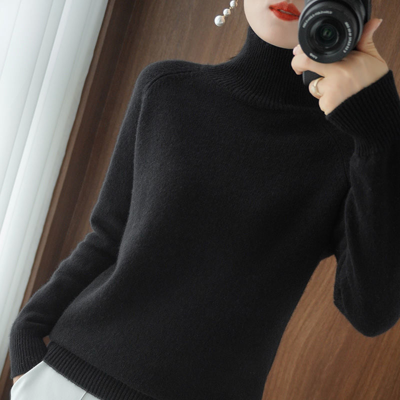 Softy – Suéter de Cashmere con Cuello Alto