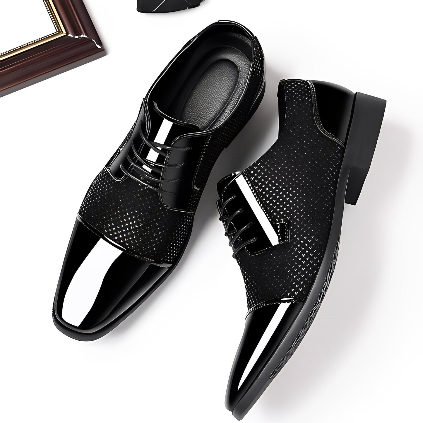 Trenton - Zapatos formales de cuero elegantes para hombres