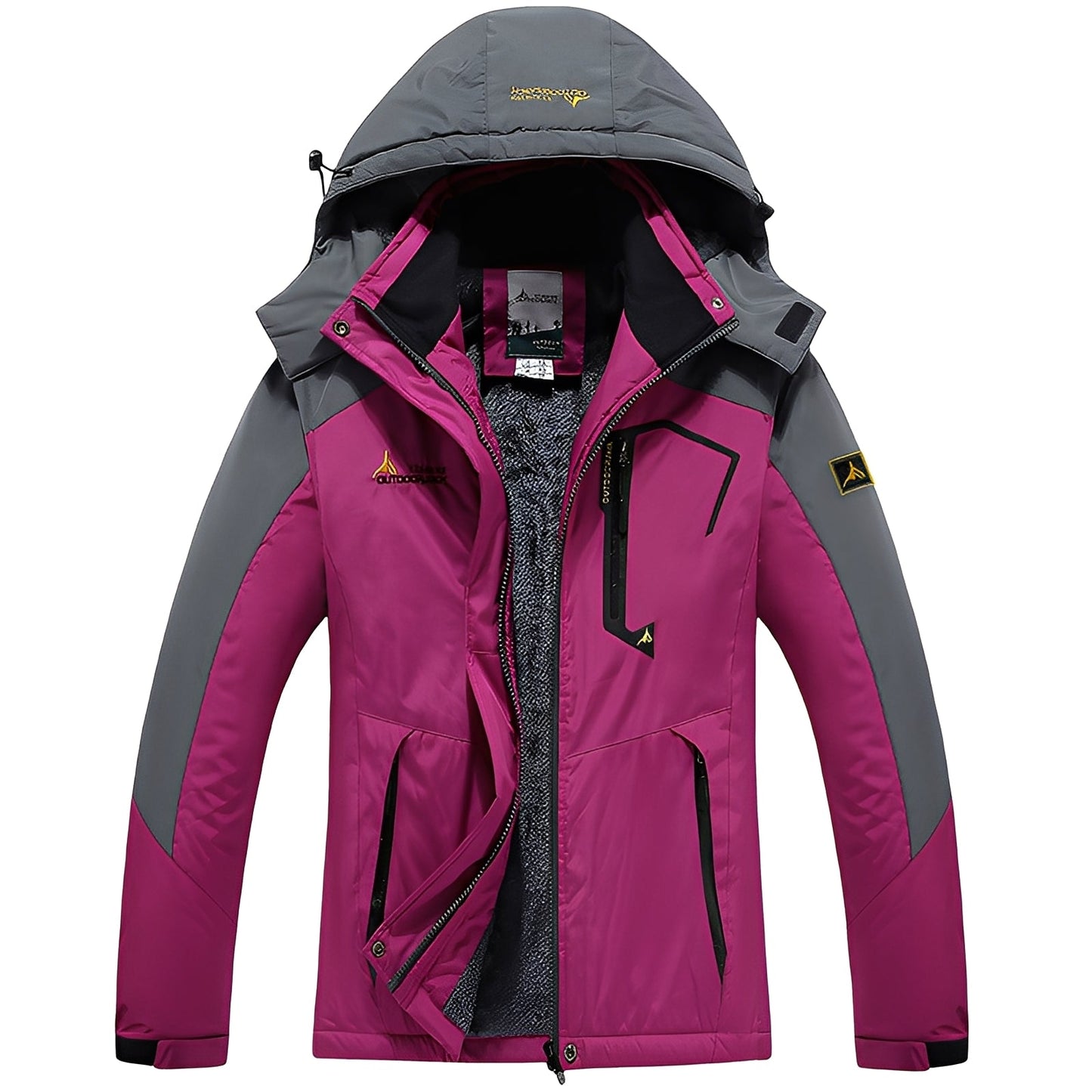 Heather - Elegante abrigo de invierno femenino con forro de felpa