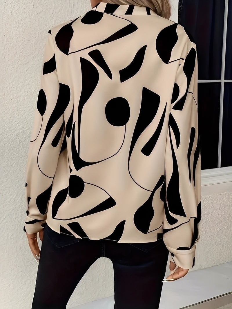 Melville - Blusa mujer elegante con diseño y manga larga