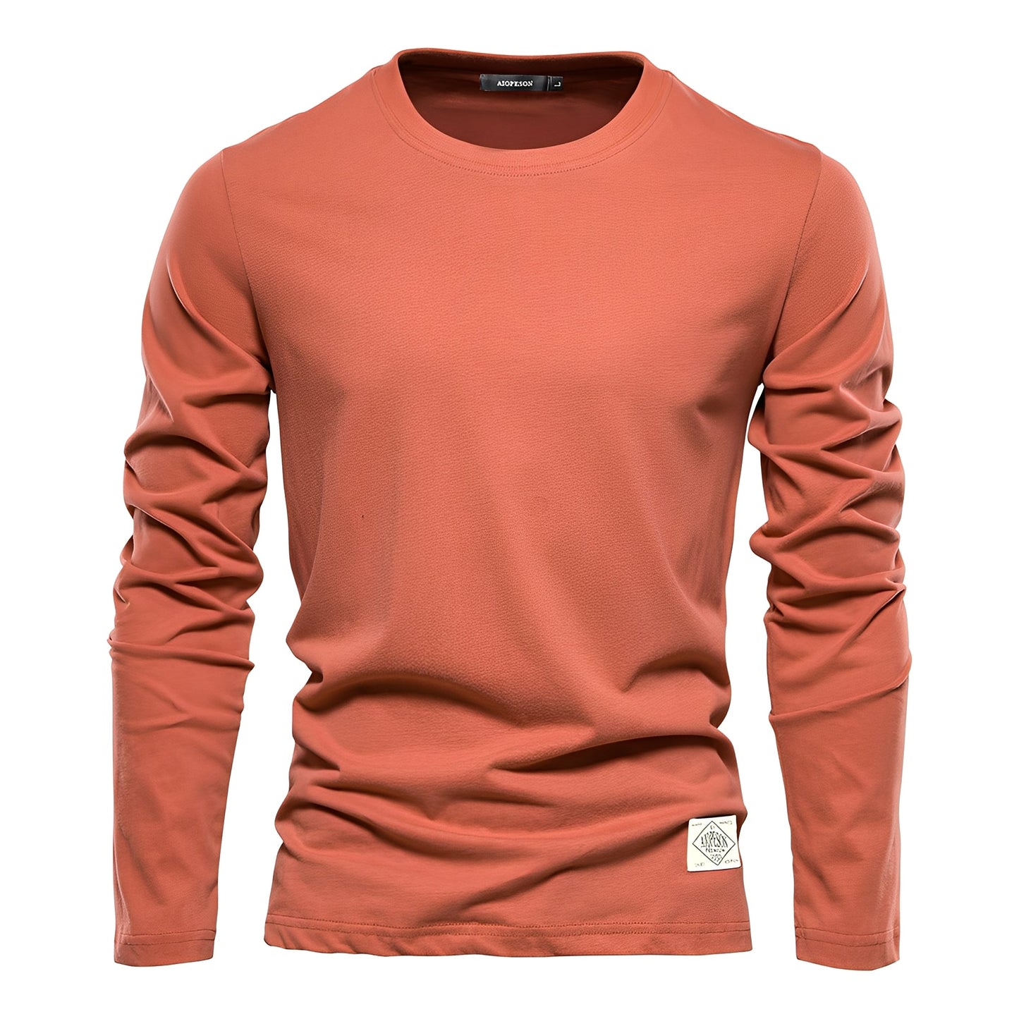 Lambert - Camisa de manga larga sencilla y casual para hombres
