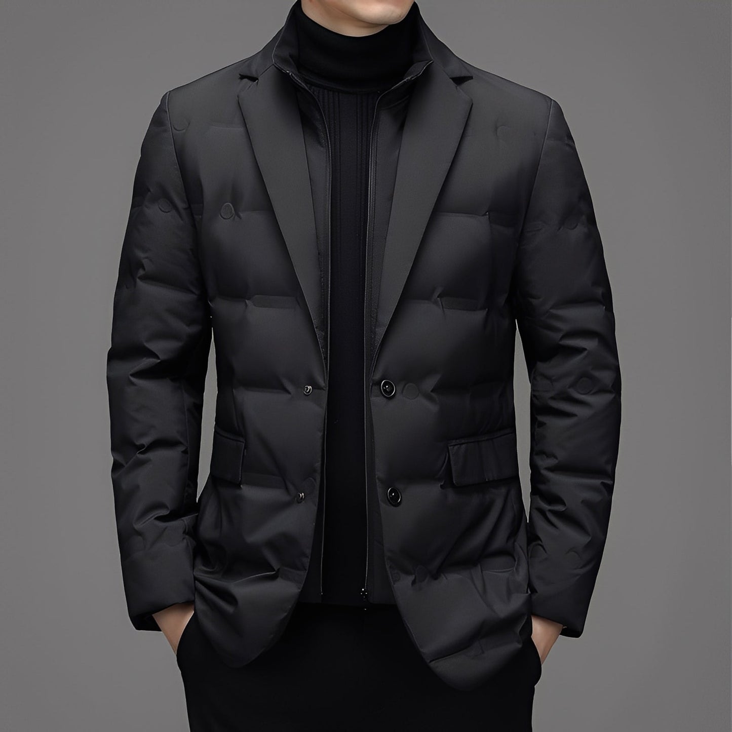 Darren - Chaqueta de plumas para hombres, informal y sofisticada