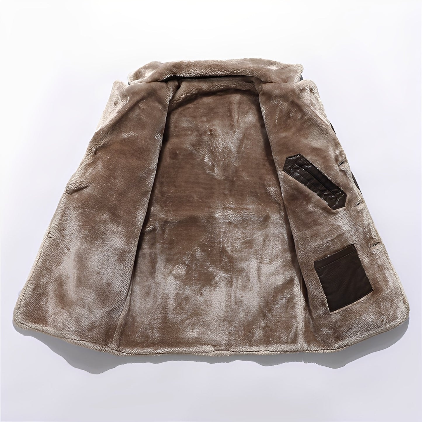 Wilton - Abrigo de peluche casual y caliente para hombres