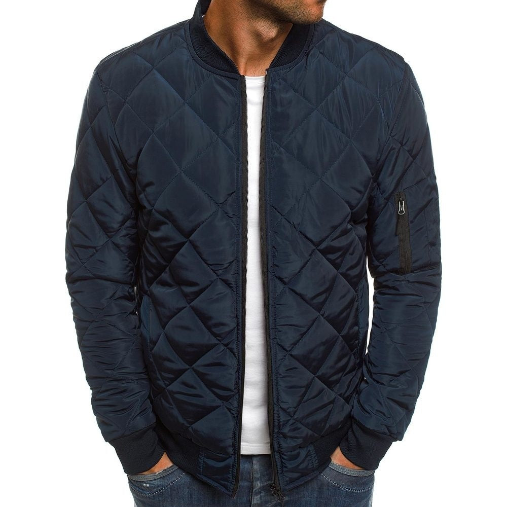 Romilly - Chaqueta ligera estilo bomber de algodón para hombres