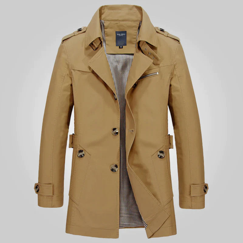 Ambrose – Trench atemporal y elegante