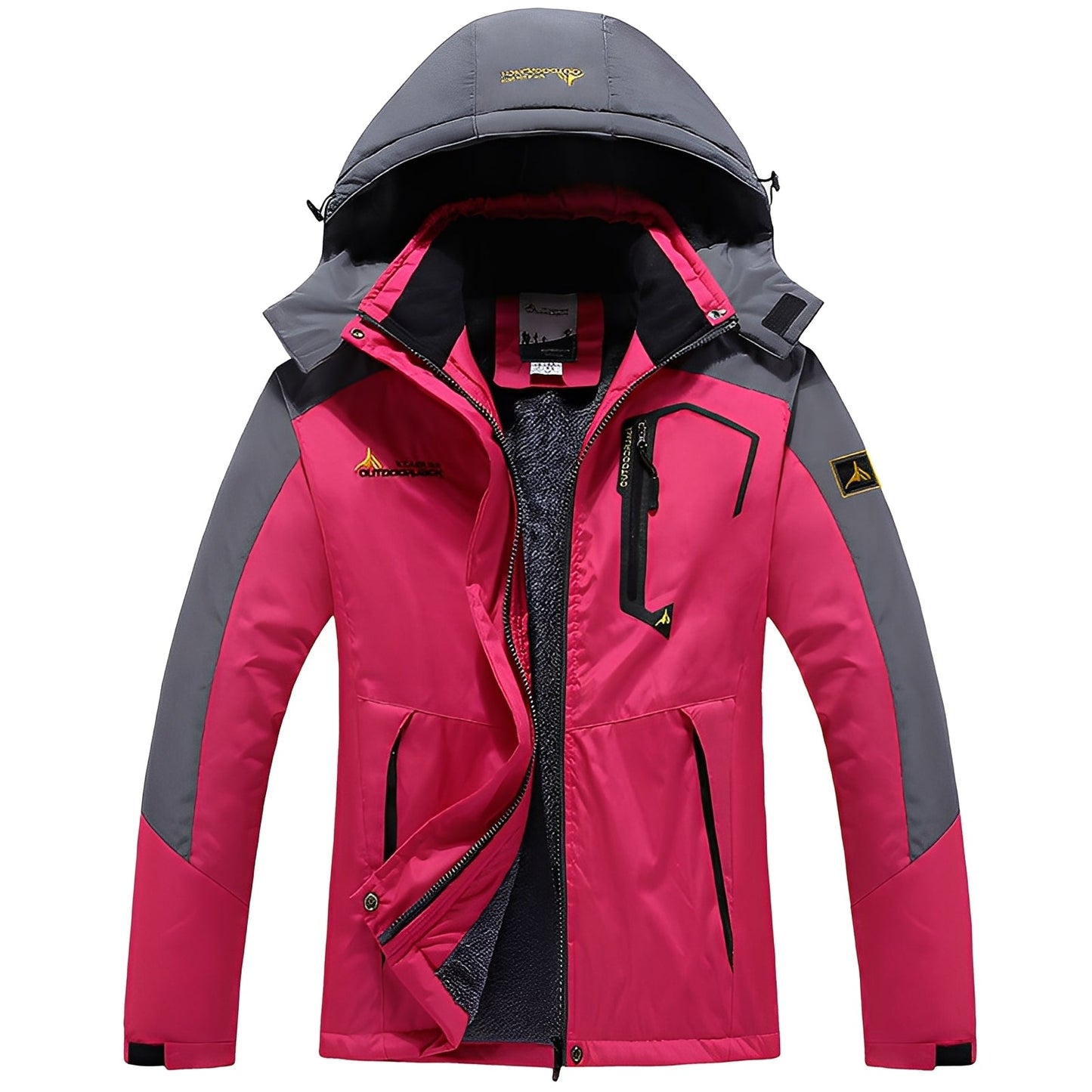 Heather - Elegante abrigo de invierno femenino con forro de felpa