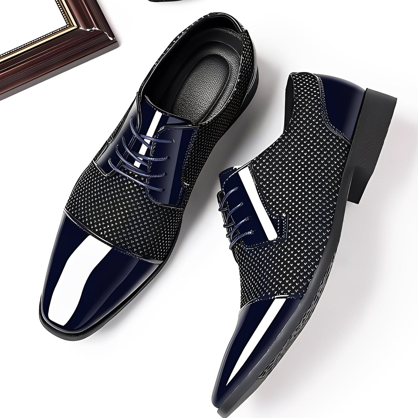 Trenton - Zapatos formales de cuero elegantes para hombres
