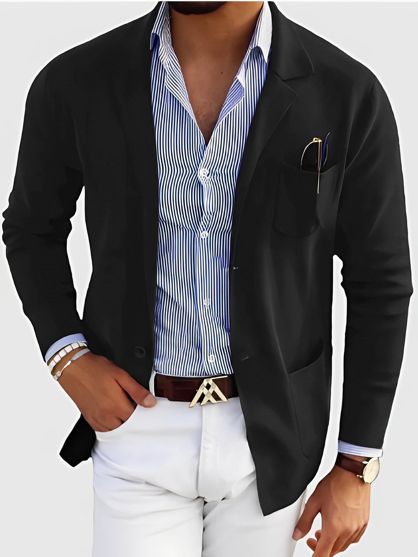 Jordan - Blazer Elegante con Bolsillos para Hombre